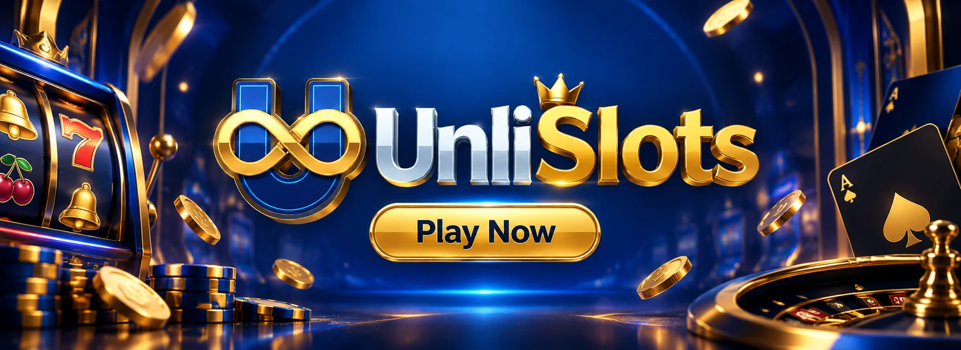Unli Slots casino lobby with the gold UnliSlots infinity mark and the HIGHEST RTP filter